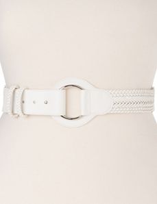 Braided stretch belt by Lane Bryant