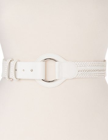 Braided stretch belt by Lane Bryant