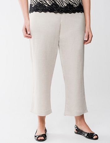 Linen capri by Lane Bryant