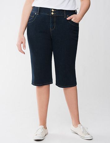 Pedal pushers with Tighter Tummy Technology