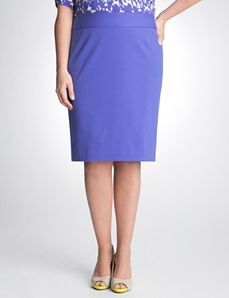 Ponte knit pencil skirt by Lane Bryant