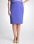 Colored ponte pencil skirt