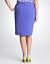 Colored ponte pencil skirt
