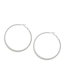 Dusted Flat Hoop Earrings by Lane Bryant