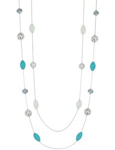 Two Row Filigree Illusion Necklace by Lane Bryant