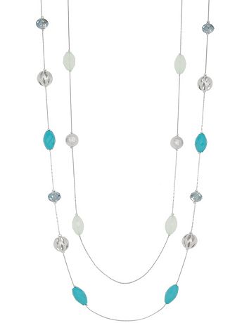 Two Row Filigree Illusion Necklace by Lane Bryant