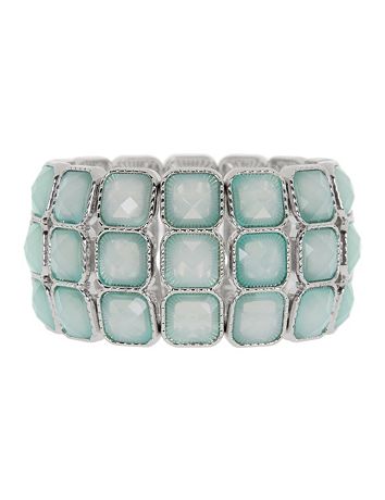 Square Rhinestone Bracelet by Lane Bryant