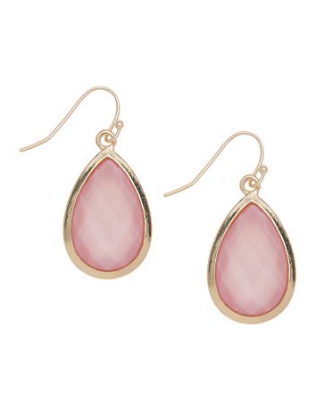 Faceted Teardrop Earrings by Lane Bryant