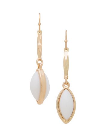 Single bead drop earrings by Lane Bryant
