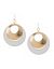Dusted double hoop earrings by Lane Bryant