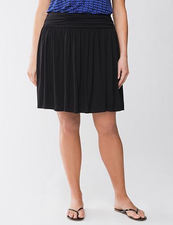 Plus Size Knit Flippy Skirt by Lane Bryant