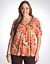 Sequin Floral Top by Lane Bryant