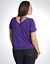 Beaded cold shoulder top