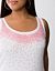 Sequin & bead ribbed tank