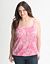 Floral bubble hem cami