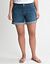 Cuffed denim short