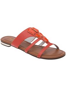 Wide Width Stone Front Sandal by Lane Bryant