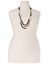 Wooden bead 3 row necklace by Lane Bryant