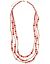 Wooden bead 3 row necklace by Lane Bryant