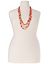 Wooden bead 3 row necklace by Lane Bryant