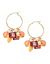 Beaded mini hoop earrings by Lane Bryant