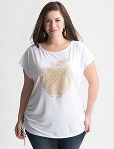 Big Apple embellished tee
