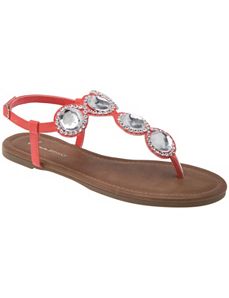 Wide Width Jeweled Sandal by Lane Bryant