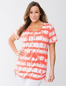 Embellished tie dye tee by Lane Bryant