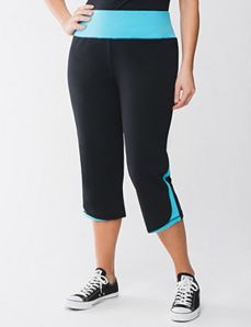 Relaxed fit active capri by Lane Bryant