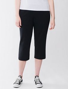 Relaxed fit active capri by Lane Bryant
