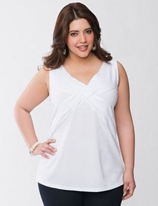 Basket weave tank