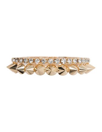 Spike & Rhinestone Bracelet by Lane Bryant
