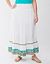 Embellished border long skirt by Lane Bryant
