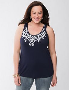 Lane Collection beaded tank