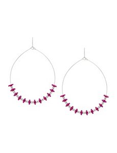Wire hoop earrings by Lane Bryant