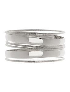 Textured 6 row bangle bracelet set by Lane Bryant