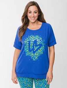 Animal print LB icon tee