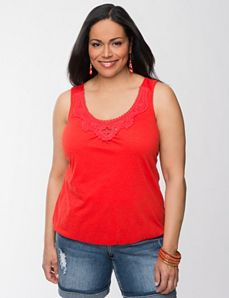 Crocheted tank