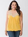 Sequin crochet tank