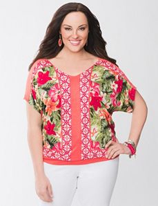 Scarf print tee