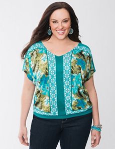 Scarf print tee