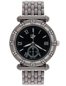 Rhinestone studded watch by Lane Bryant