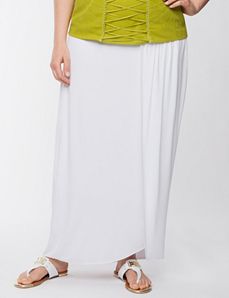 Lane Collection Grecian wrap skirt