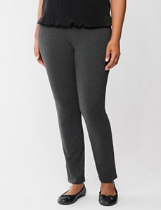 Plus Size French Terry Skinny Pant by Lane Bryant
