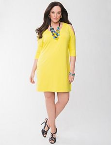 Lane Collection cold shoulder tunic