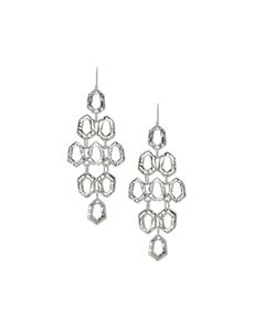 Hammered waterfall earrings by Lane Bryant