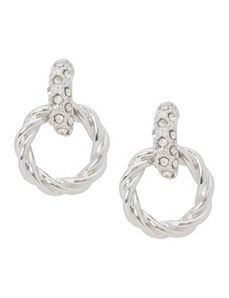 Door knocker earrings by Lane Bryant