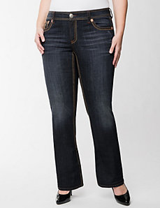 Double stitch bootcut jean by Seven7