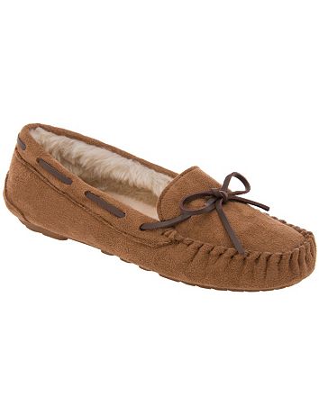 fur lined driving moccasins