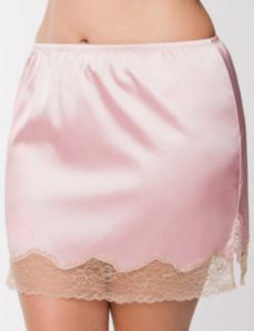 Charmeuse half slip